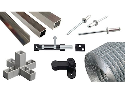 Materiál na stavbu voliér