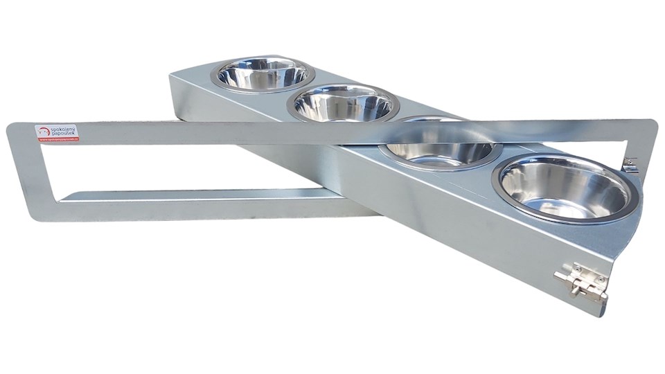 Krmný otočný pult se čtyřmi miskami (Čtyřmiska - standard)