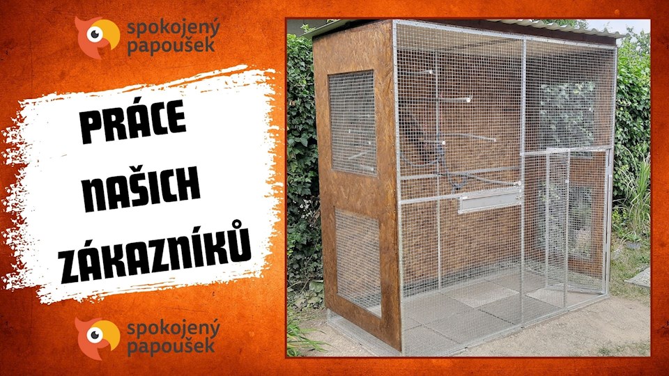 Stavebnice voliéry 2x1x2m PROFI