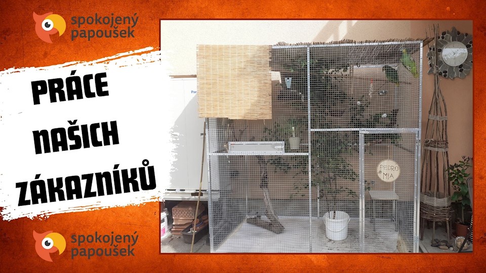 Stavebnice voliéry 2x1x2m PROFI