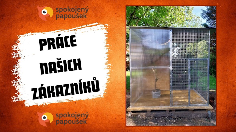 Stavebnice voliéry 2x1x2m PROFI