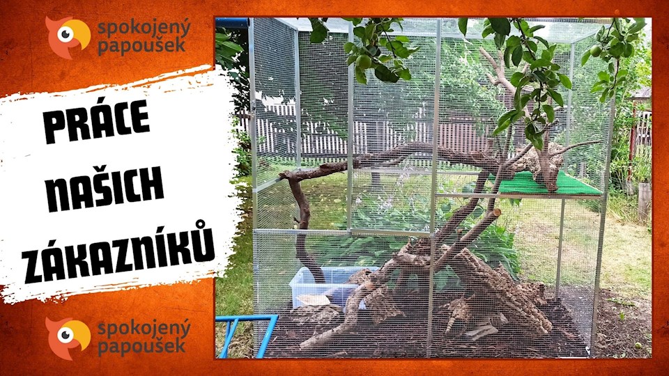 Stavebnice voliéry 2x1x2m PROFI