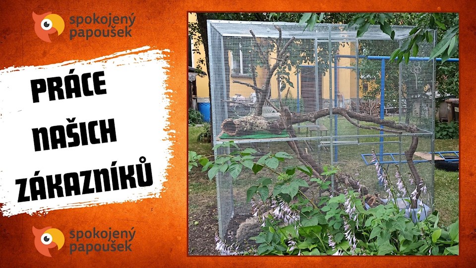 Stavebnice voliéry 2x1x2m PROFI