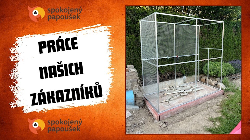Stavebnice voliéry 1x2x2m PROFI