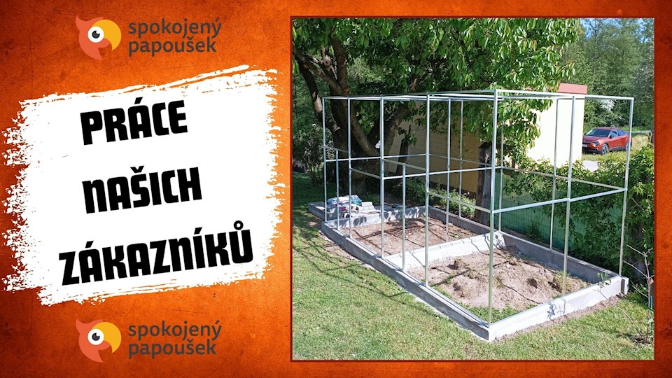 Stavebnice voliéry 2x2x2m PROFI