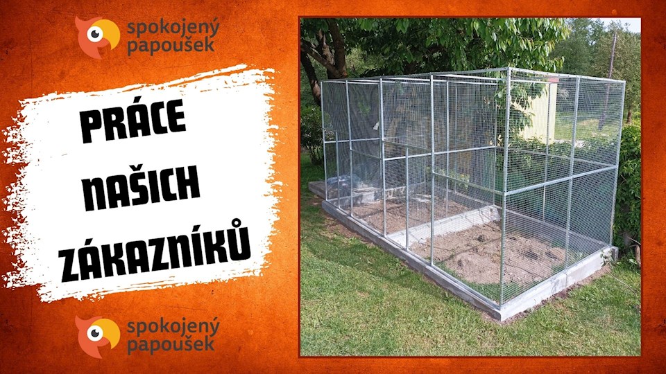 Stavebnice voliéry 2x2x2m PROFI