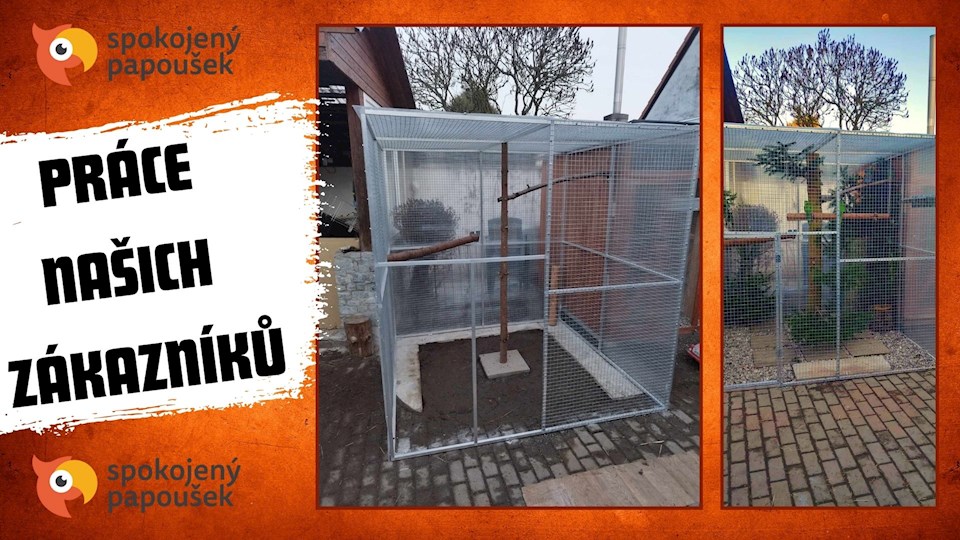 Stavebnice voliéry 2x2x2m PROFI