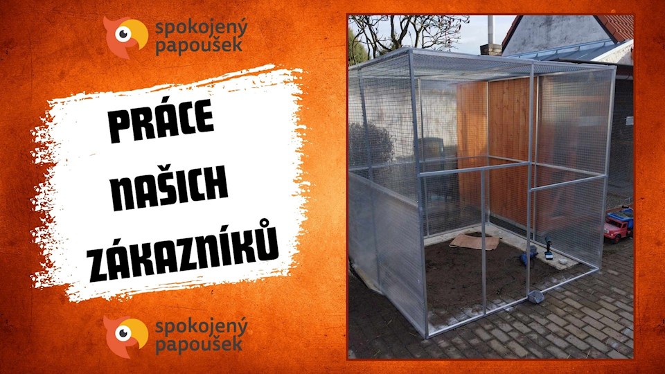 Stavebnice voliéry 2x2x2m PROFI