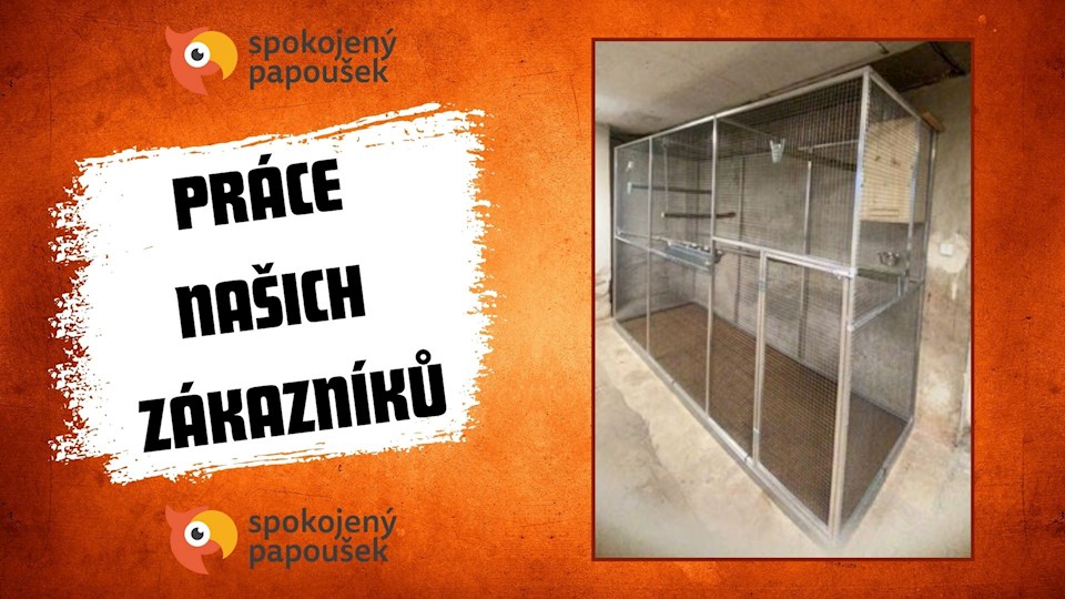 Stavebnice voliéry 3x1x2m PROFI