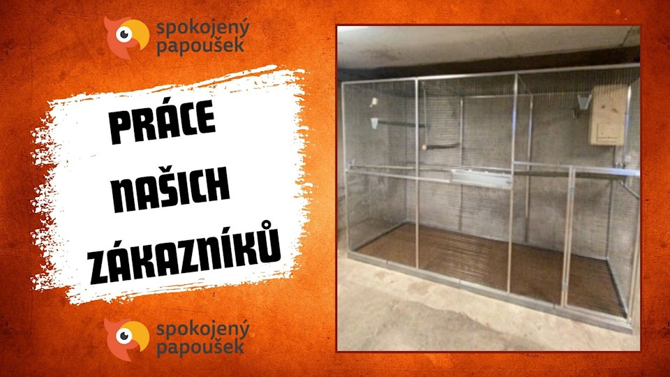 Stavebnice voliéry 3x1x2m PROFI