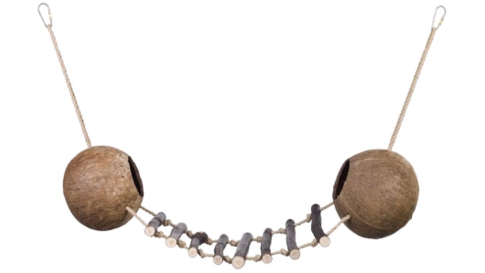 Kokosové domky s žebříkem 90 cm