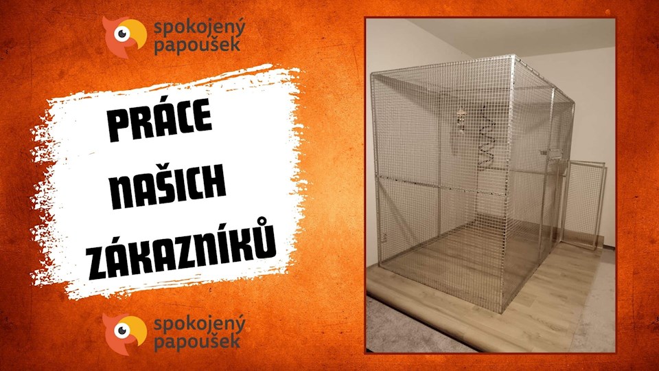 Stavebnice voliéry 2x1,5x2m ECONOMY