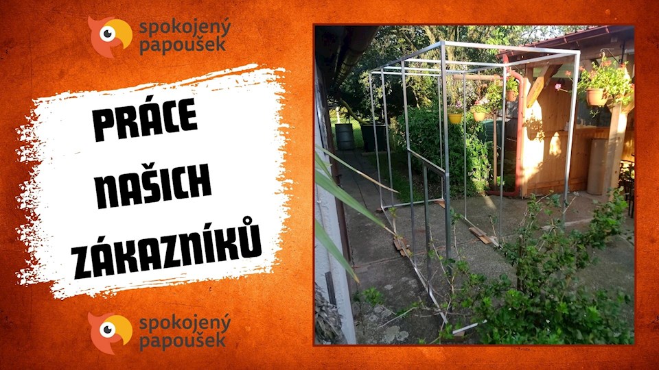 Stavebnice voliéry 3x1x2m ECONOMY