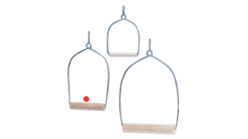 Obloukovitá houpačka 10,5 x 20 cm