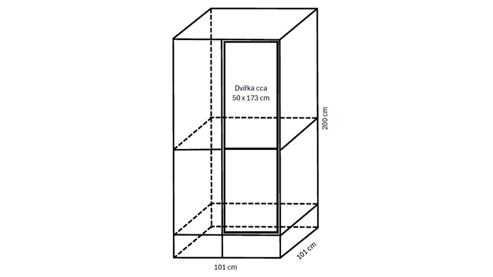 Stavebnice voliéry 1x1x2m se soklem