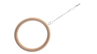 Houpačka BJ dřevo kruh 15 cm