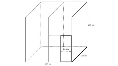 Stavebnice voliéry 2x1x2m ECONOMY