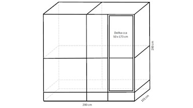 Stavebnice voliéry 2x1x2m se soklem
